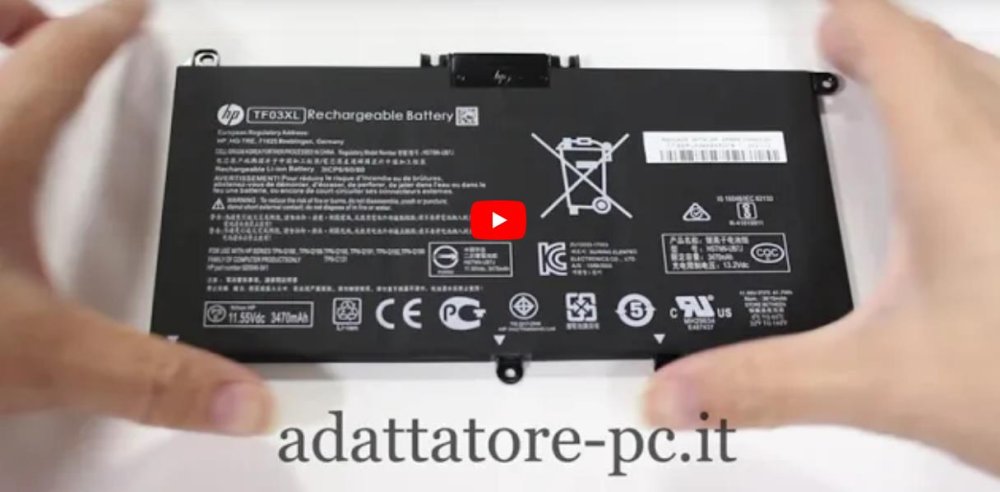 Originale 3630mAh 41.9Wh Batteria HP Pavilion 15-cc009nl