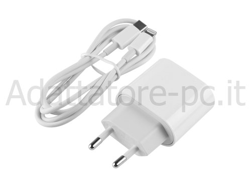 20W USB-C Lightning iPhone 12 Pro e 12 Pro Max MGK13LL/A Alimentatore