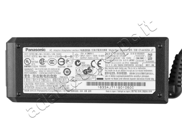 Alimentatore Adattatore Panasonic Toughpad FZ-E1 FZ-X1 FZ-G1 60W - Clicca l'immagine per chiudere