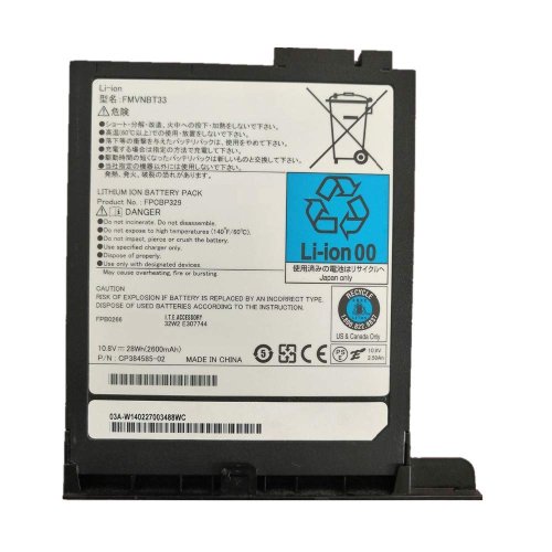 Originale Fujitsu FPB0266 Media Bay Batteria 28Wh 2600mAh 6-Cell