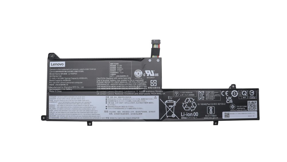 Originale 4558mAh 52.5Wh 3-Cell Lenovo IdeaPad Flex 5 14ALC7 82R9 Batteria