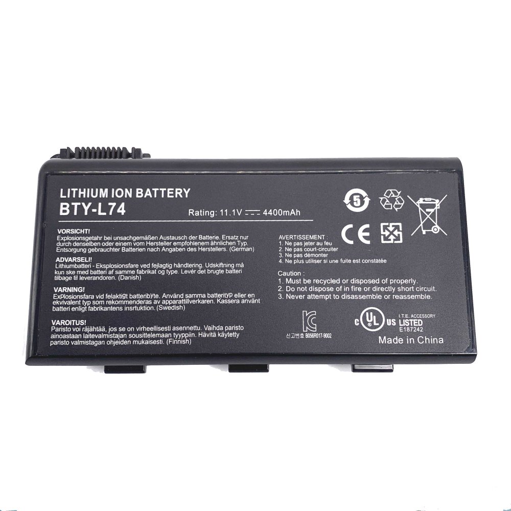Originale 4400mAh Batteria MSI A6235 MS-168A