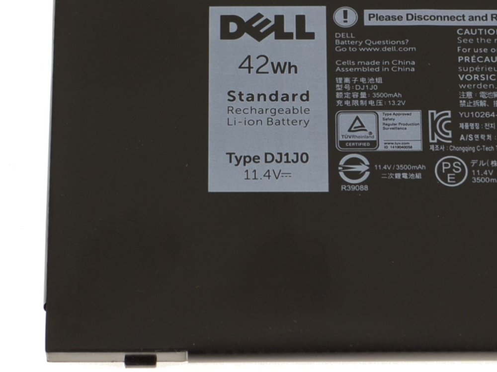 Originale Dell 0PGFX4 Batteria 42Wh 3-Cell