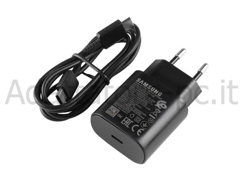 Originale 25W USB-C Samsung Galaxy A71 Alimentatore Adattatore