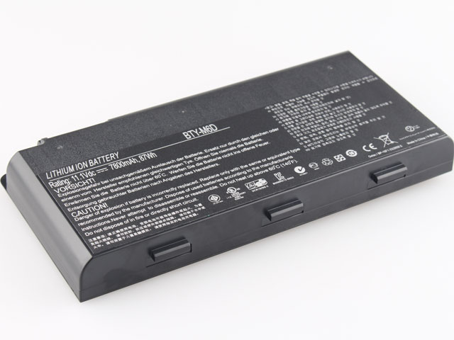 MSI GT680DXR Batteria 7800mAh 9Cell - Clicca l'immagine per chiudere