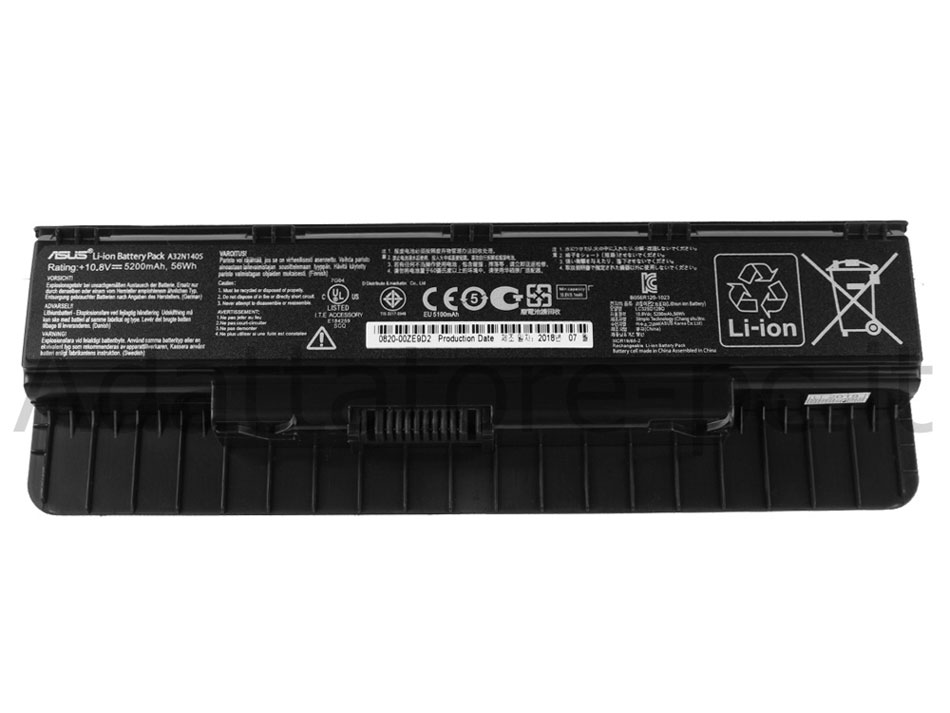 Asus A32N1405 Batteria 56Wh 6Cell