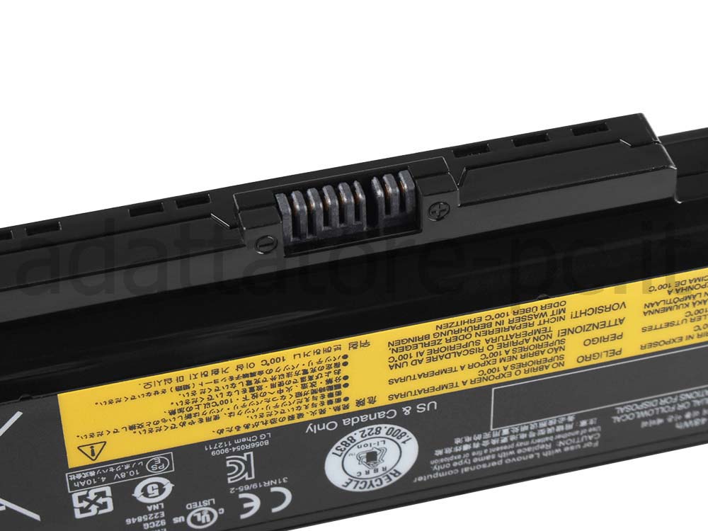 Lenovo E49 Batteria 48Wh 6Cell