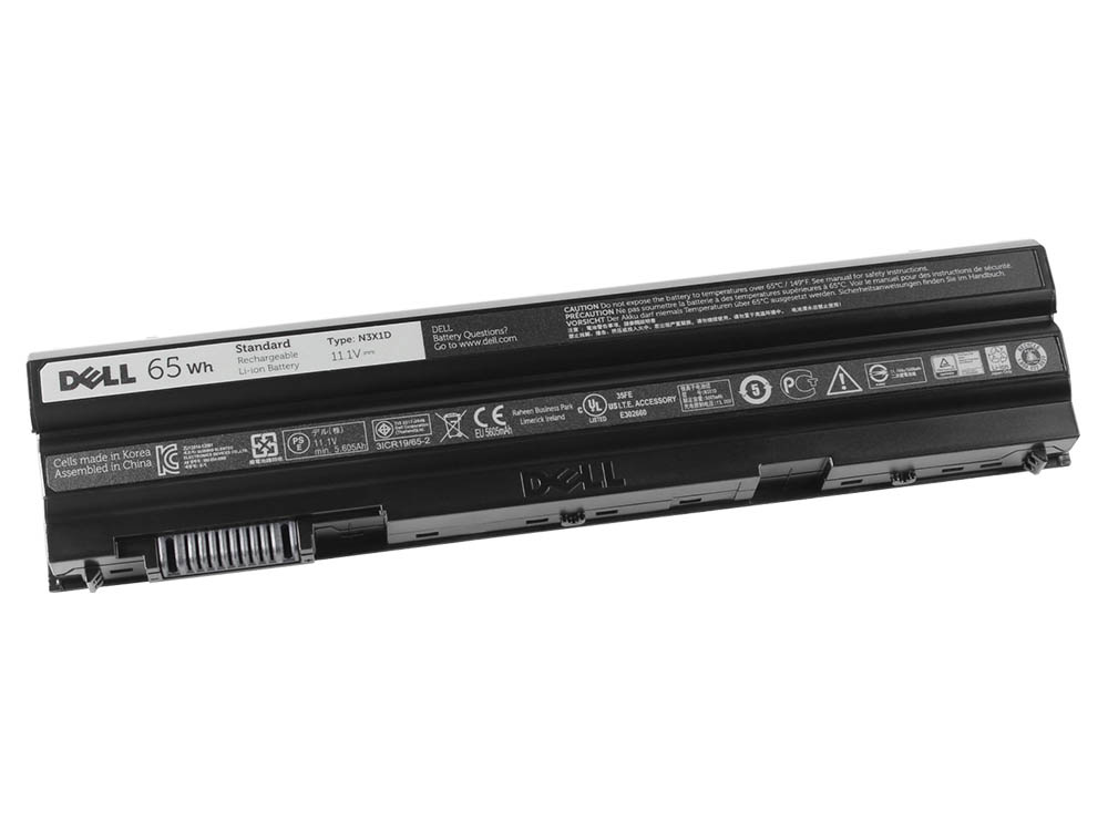 Dell N3X1D Batteria 65Wh 6Cell