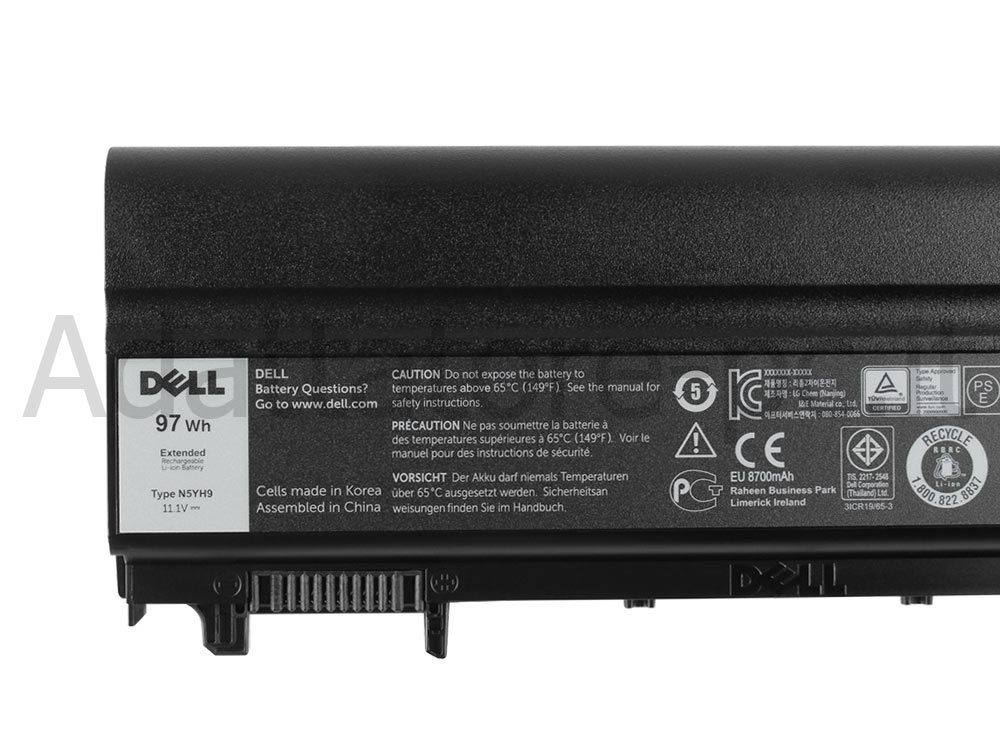 Dell N5YH9 Batteria 97Wh 9Cell