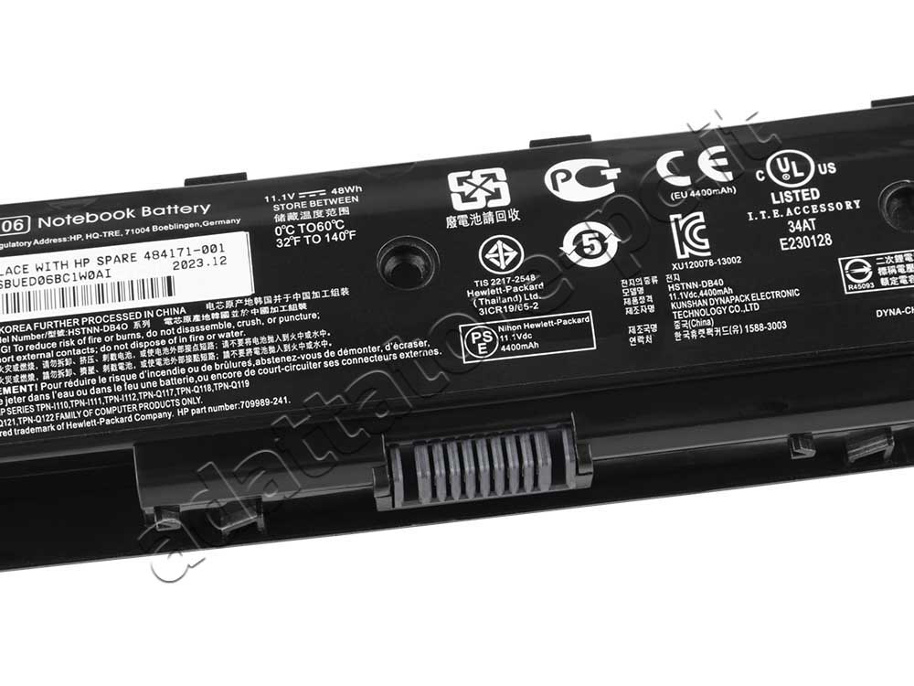 Originale 4400mAh 48Wh 6 Cell Batteria HP Pavilion 15-e058sx