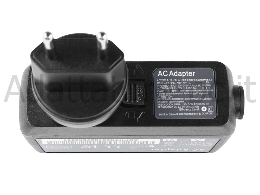 Alimentatore Adattatore Caricabatterie Acer AK.018AP.030 18W