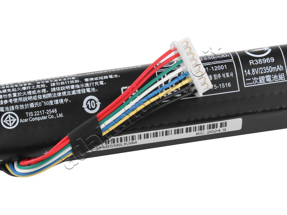 Acer AL15A32 Batteria 37Whr