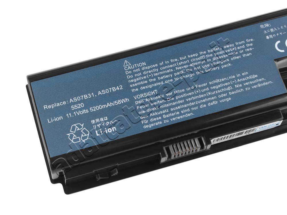 Emachines AS07B32 Batteria 4400mAh 8Cell