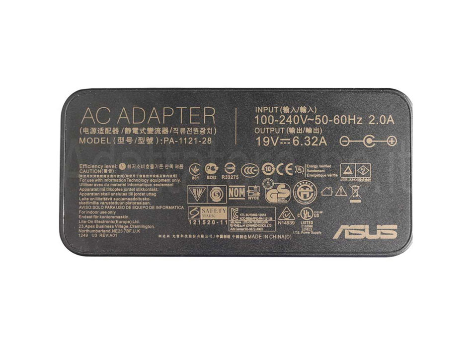Originale Alimentatore Adattatore Caricabatterie Asus N550JV-DB72T 120W