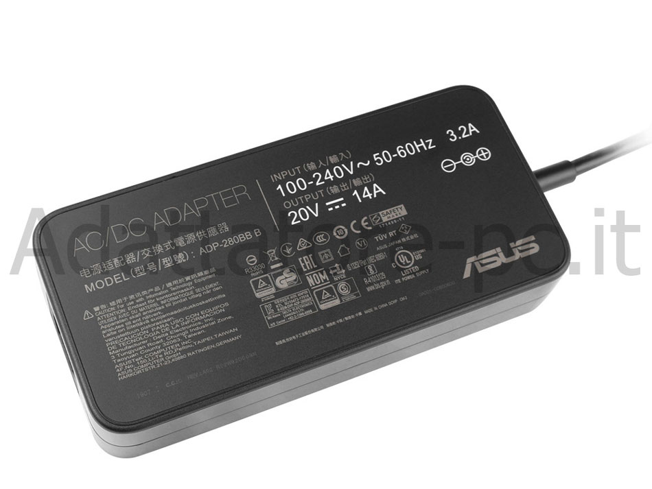 Originale Asus ROG Strix G531GT-BQ021T Alimentatore Adattatore 280W