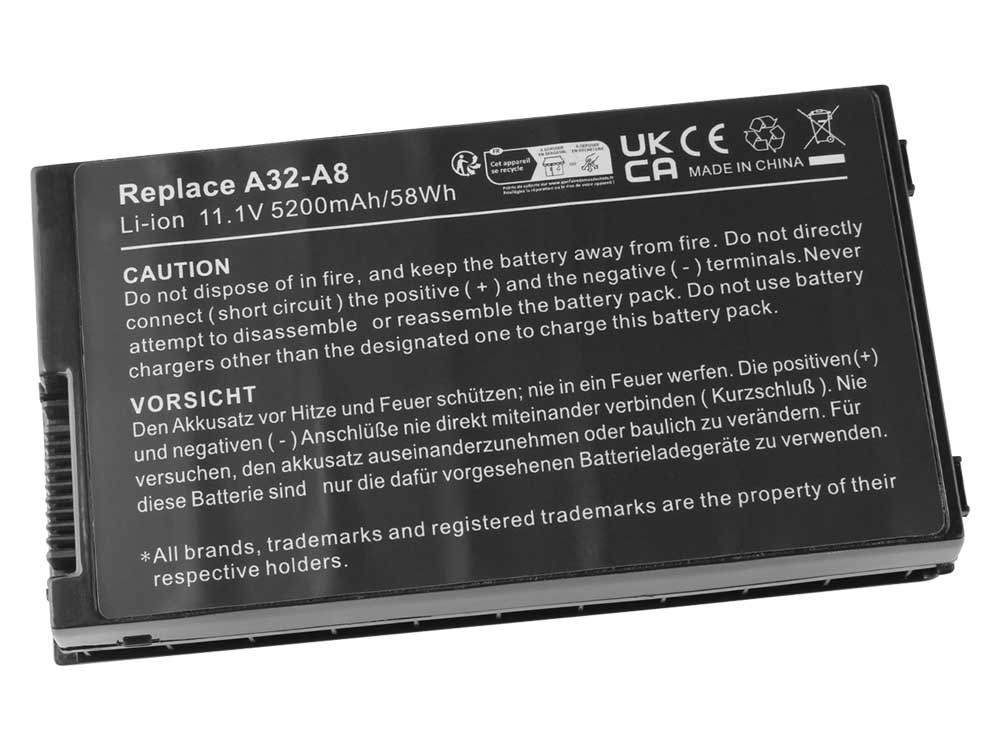 Asus A32-F80A Batteria 49Wh 4800mAh