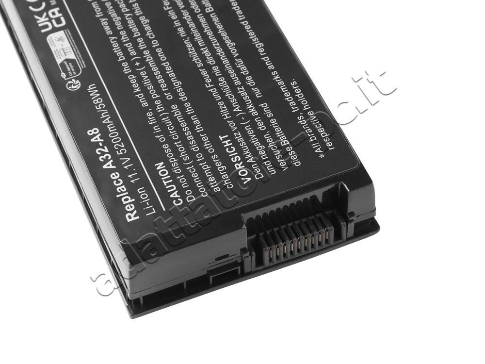 Asus A32-F80A Batteria 49Wh 4800mAh