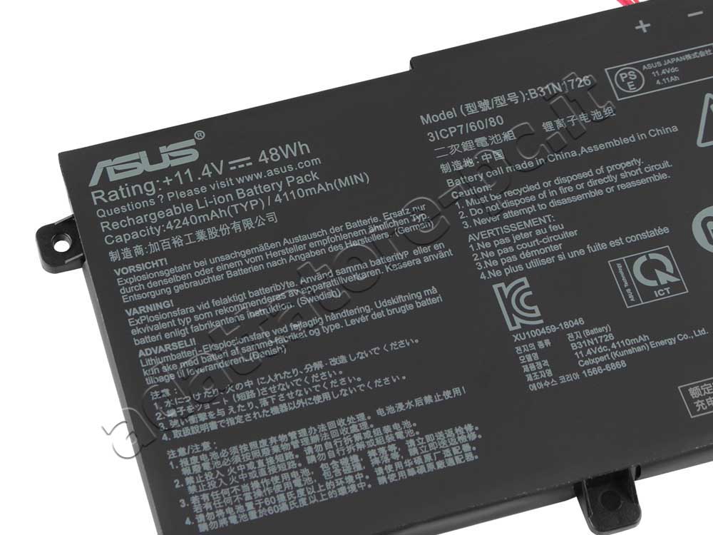Originale Asus FX504GE-DM185T Batteria 48Wh 4210mAh 3-Cell