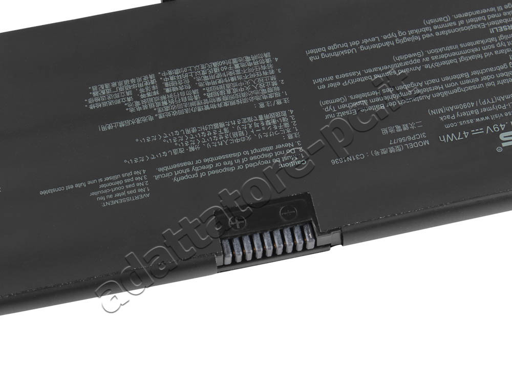 Originale 4165mAh 47Wh 3-Cell Asus VivoBook Pro 15 N580GD Batteria