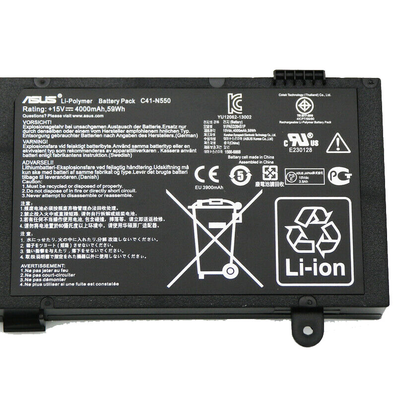 Asus G550JK Batteria 4000mAh