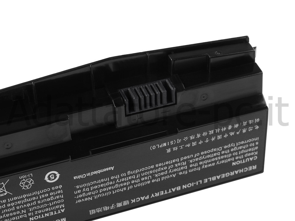 Originale Clevo N850HC Batteria 62Wh 5300mAh
