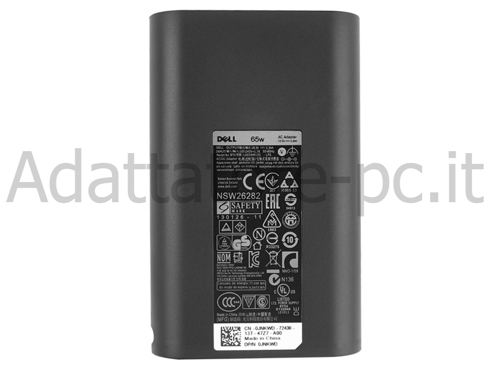 Originale Dell Inspiron 3793 P35E P35E007 Alimentatore Adattatore 65W