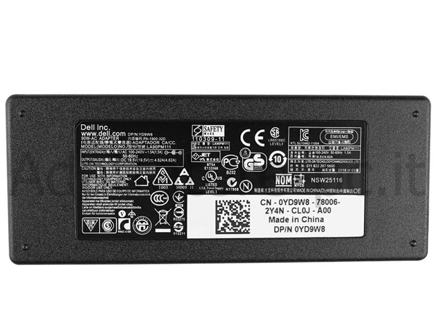 Originale Alimentatore Adattatore Caricabatterie Dell 330-9047 90W