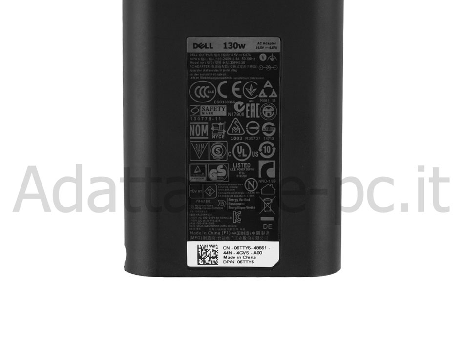 Alimentatore Adattatore Caricabatterie Dell 492-BBIP 130W