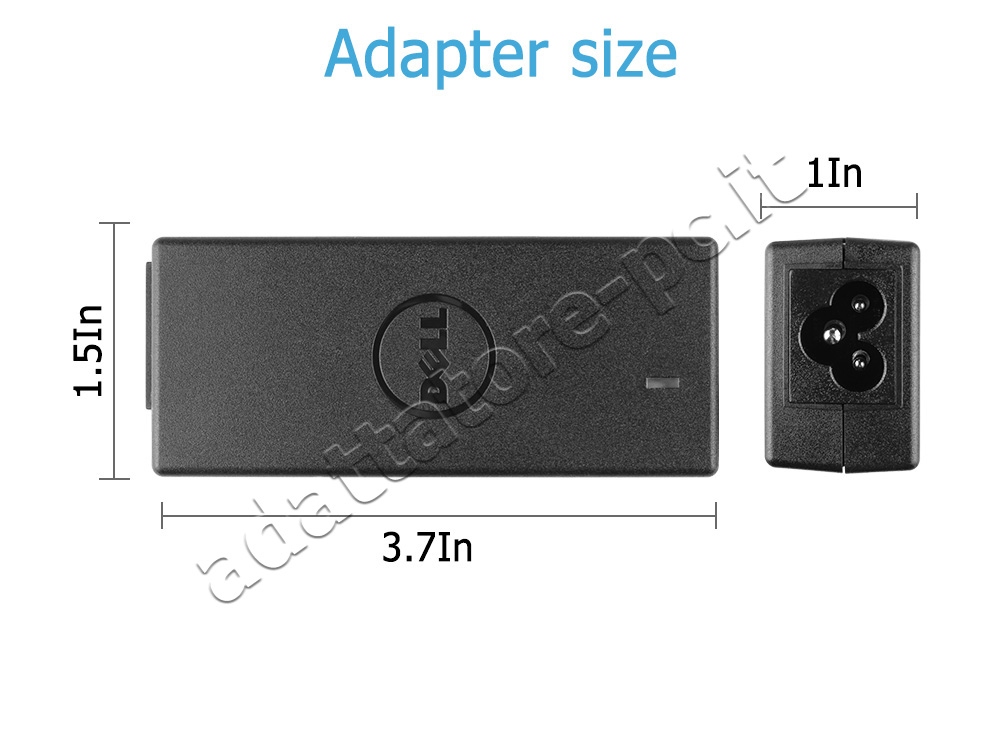 Originale Alimentatore Adattatore Dell Inspiron 15 5570 45W + Cavo
