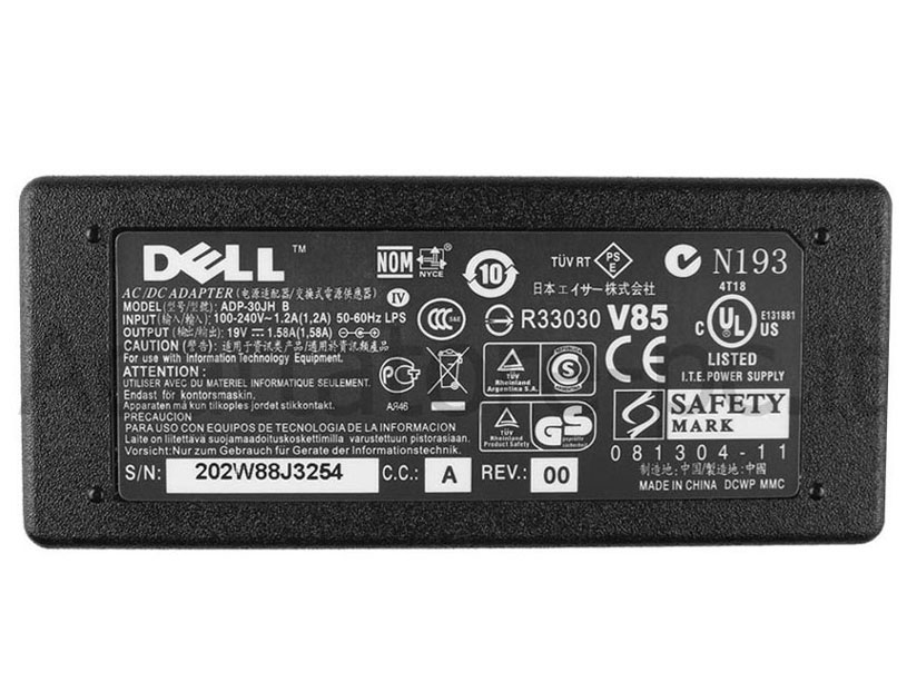 Alimentatore Adattatore Caricabatterie Dell 313JX 330-2063 330-9808 30W