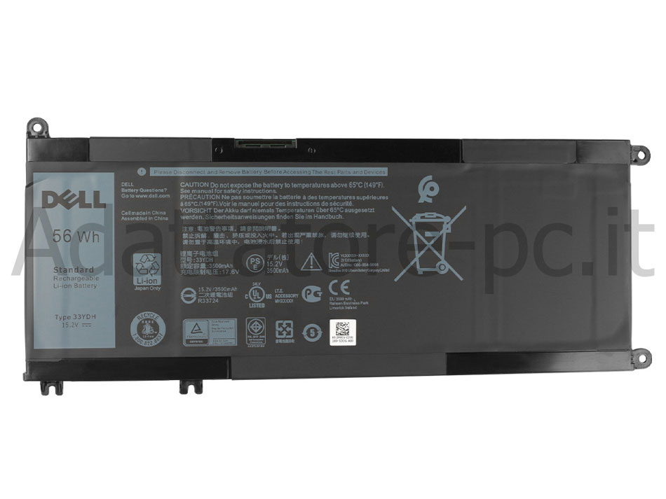 Originale 56Wh Batteria Dell 99NF2 J9NH2 W7NKD