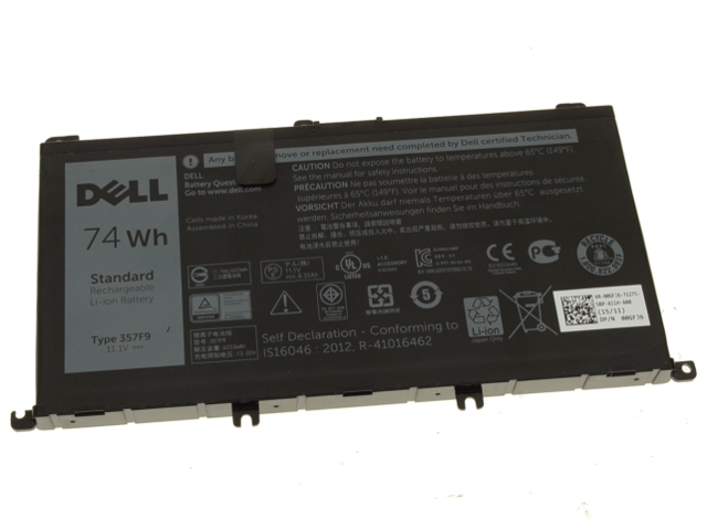 Originale 74Wh 6400mAh 6 Cell Batteria Dell Inspiron 15 7559