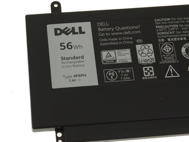 Originale 56Wh 6 Cell Batteria Dell Inspiron 15 7548