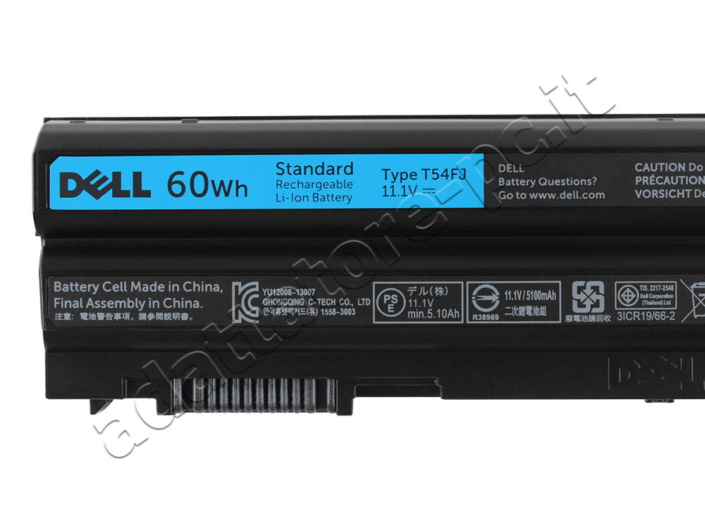 Dell FRR0G Batteria 60Wh 6Cell