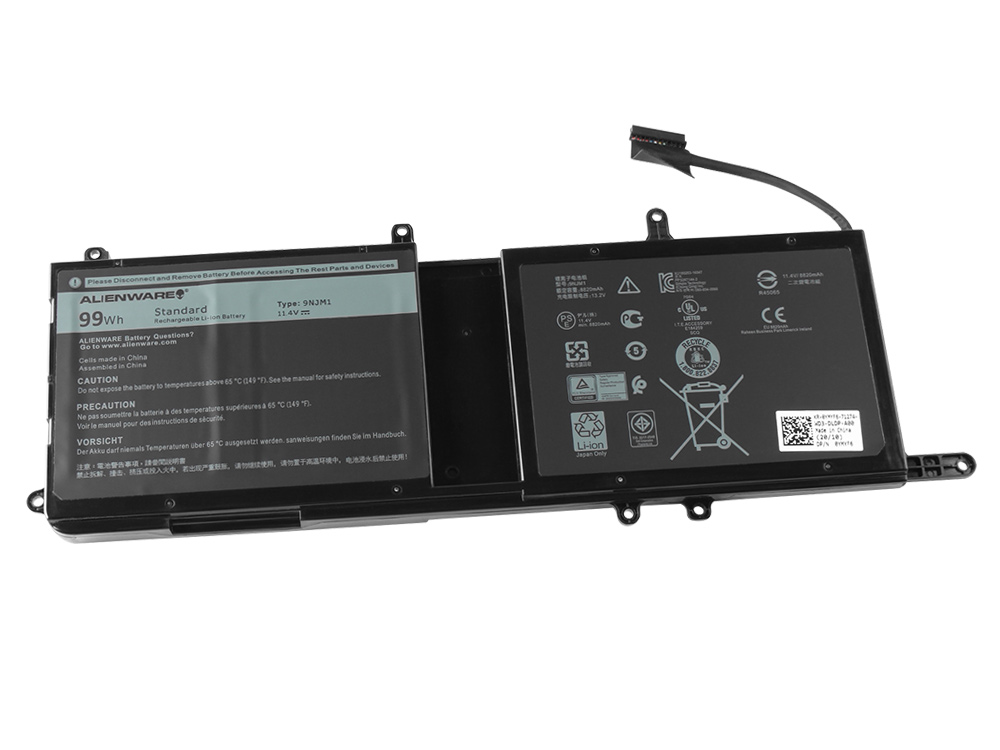 Originale 99Wh Batteria Dell Alienware 15 R3 P69F001