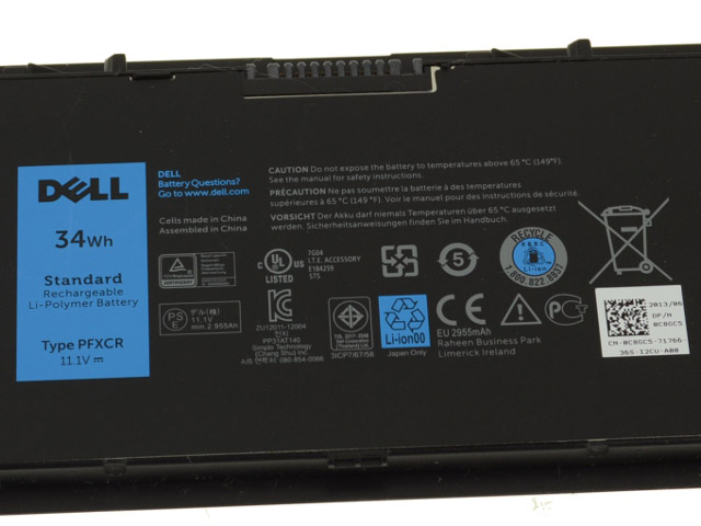 Originale 34Wh 3 Cell Batteria Dell Latitude E7440 P40G B