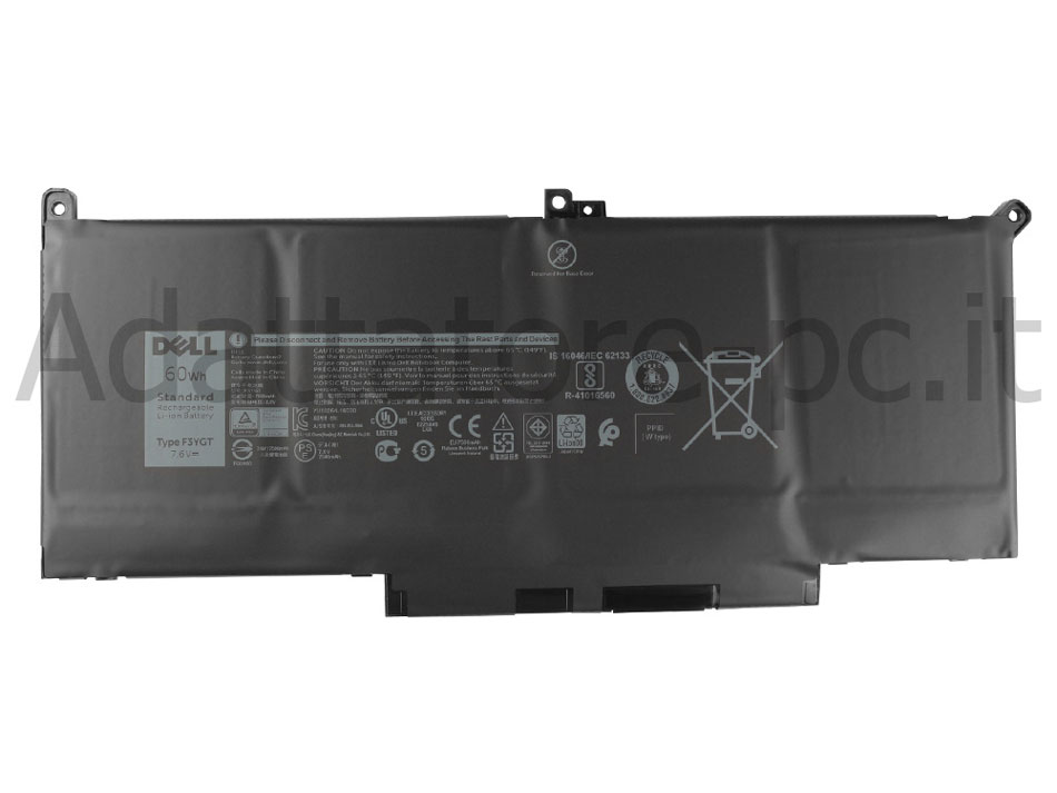 Originale 7500mAh 60Wh Batteria Dell Latitude 7280 P28S001