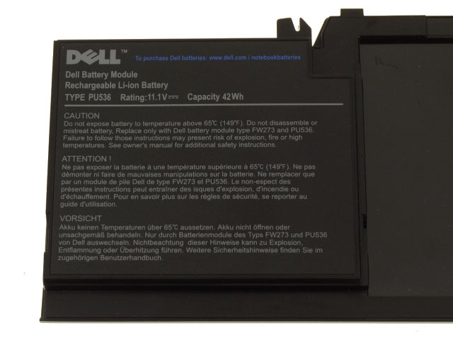 Originale 42Wh Batteria Dell Latitude XT Tablet