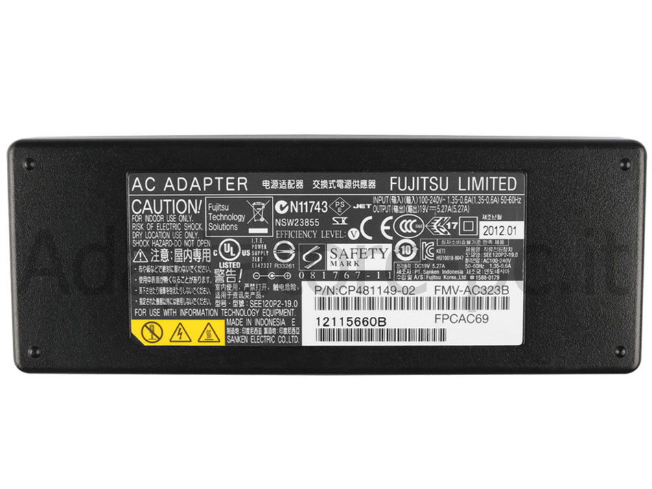 Originale Alimentatore Adattatore Fujitsu A11-100P3A FPCAC113 100W