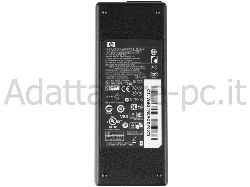 Originale Alimentatore Adattatore HP 15-bw009nl 2CQ76EA 90W + Cavo