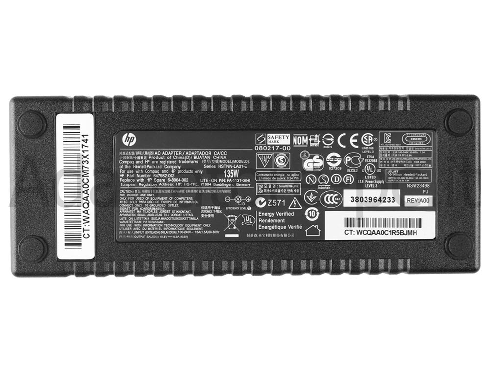 Originale Alimentatore Adattatore Caricabatterie HP EliteDesk 800 G1 USDT Business PC-46020000021 135W