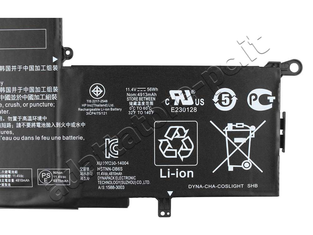 Originale HP Spectre x360 13-4163nf 13-4107ur Batteria 56Wh 4810mAh
