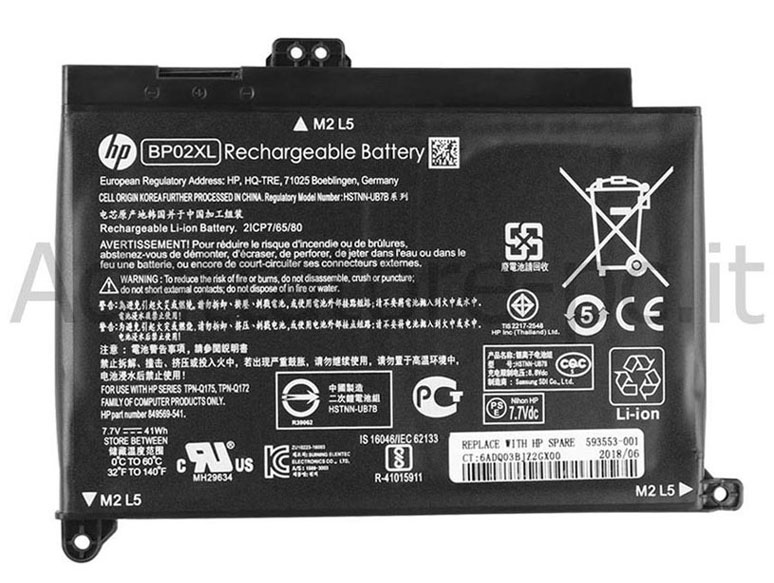 Originale 41Wh Batteria HP Pavilion 15-aw010nl