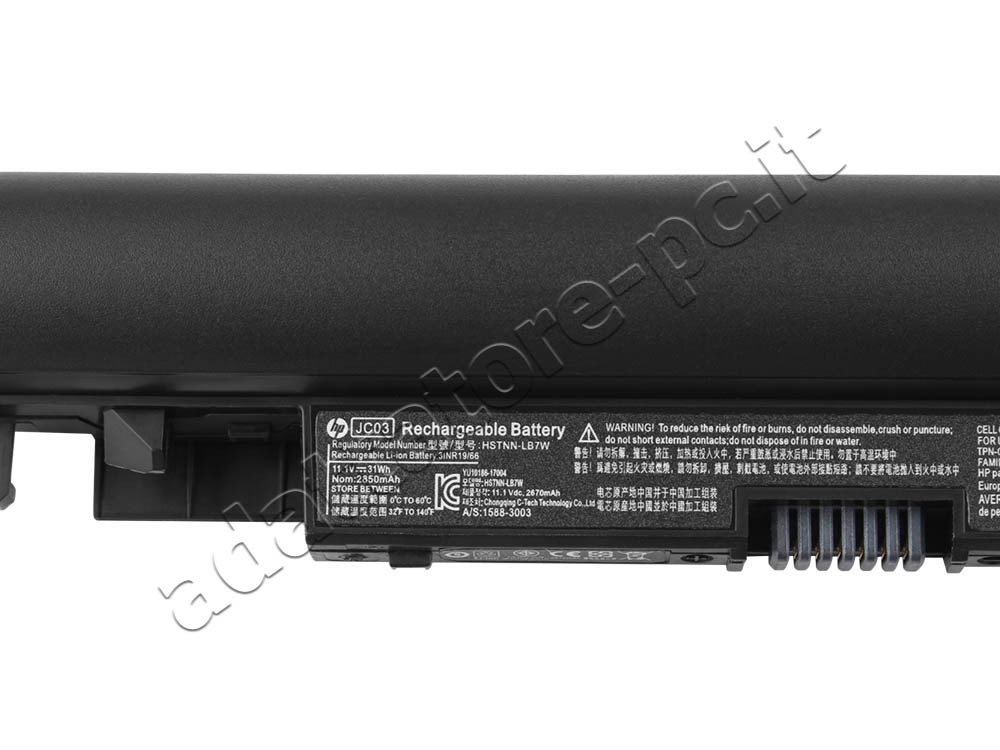 Originale HP 15-bs020cy 15-bs513nl Batteria 31Wh 2850mAh
