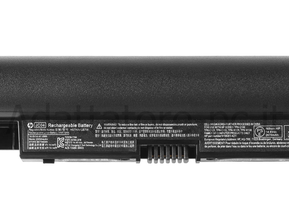 Originale HP HSTNN-LB7W Batteria 41.6Wh 2850mAh