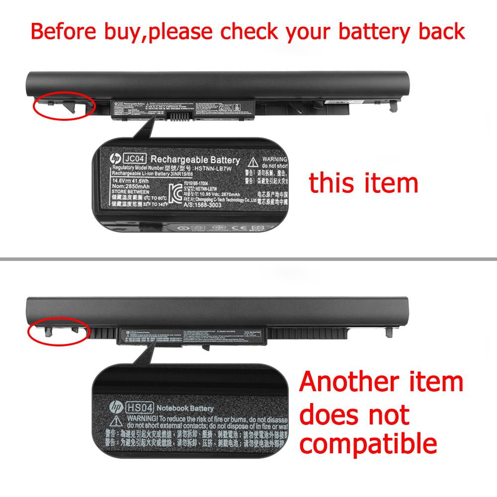 Originale HP HSTNN-LB7W Batteria 41.6Wh 2850mAh