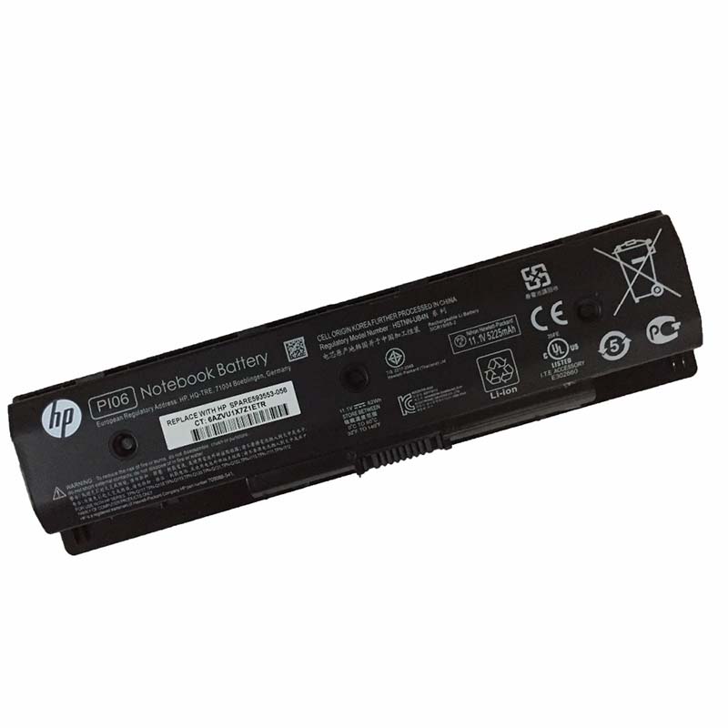 Originale 5225mAh 62Wh 6-Cell HP P106 P1O6 PI06 Batteria