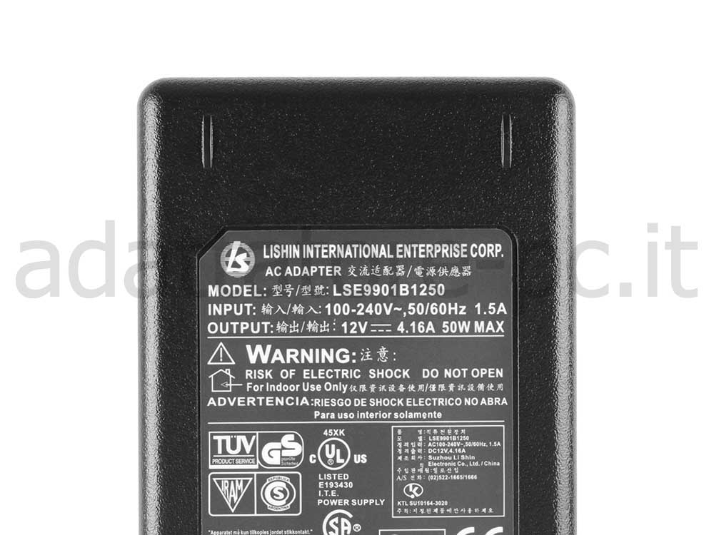 Originale Alimentatore Adattatore PRELUDE ADI MTPRE15 50W +Cavo Libero
