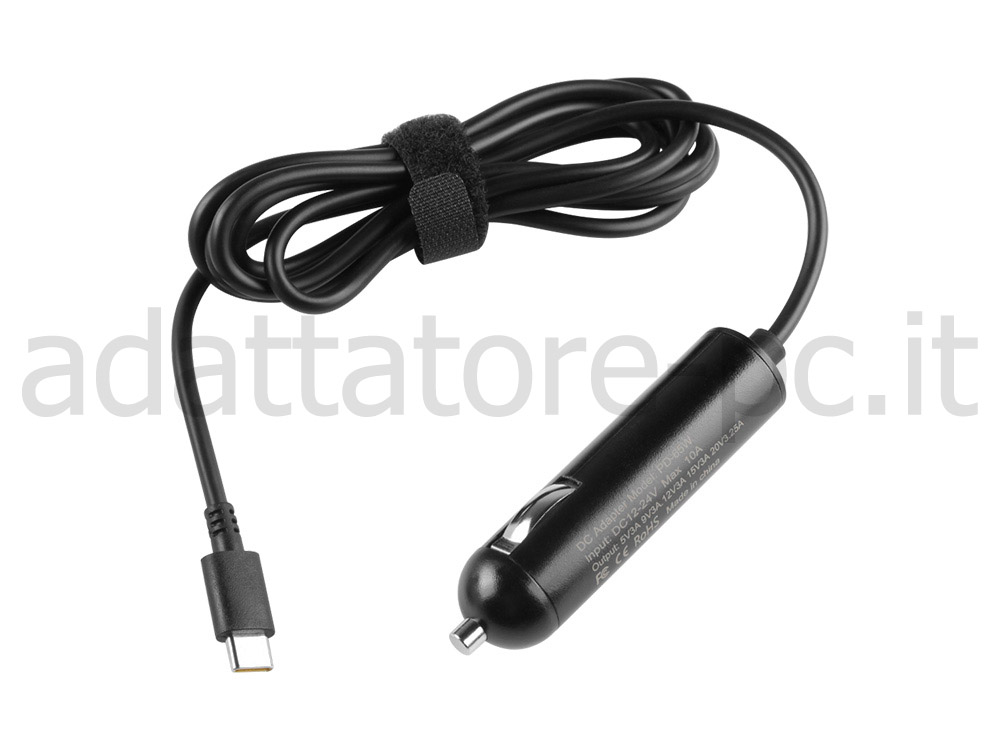 65W Type-C/USB-C Acer Aspire 5 A517-58GM-58DM A517-58GM-58G4 Caricatore da auto per laptop