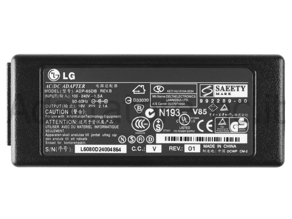 Alimentatore Adattatore Caricabatterie LG 11T740-G.APV2KB 40W